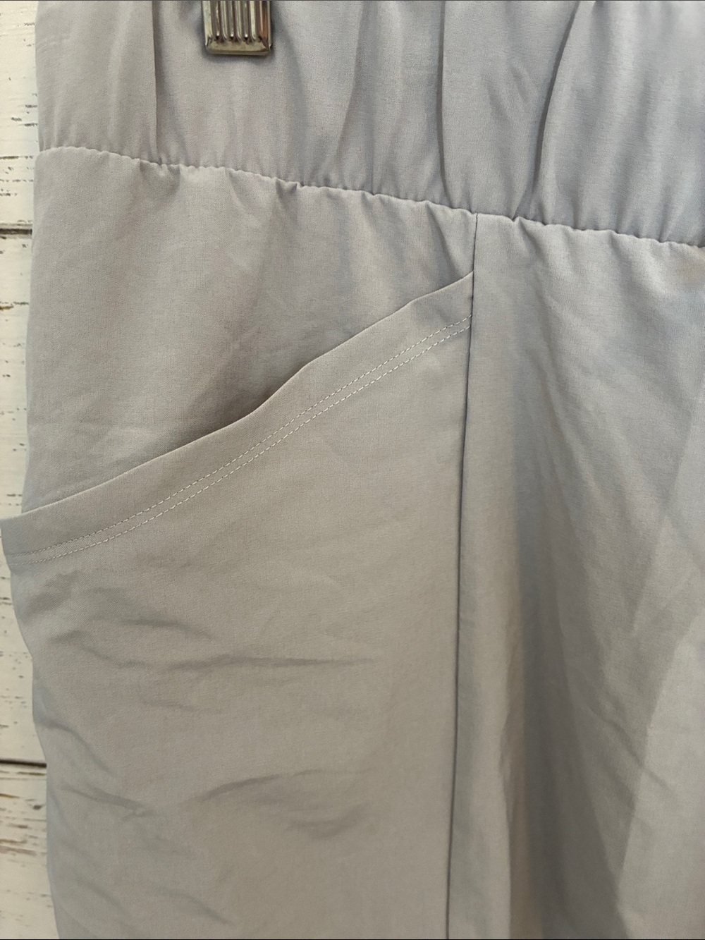 All in Motion Gray Drawstring Waist Moisture Wicking Athletic Shorts, sz L, NWT - Picture 7 of 13
